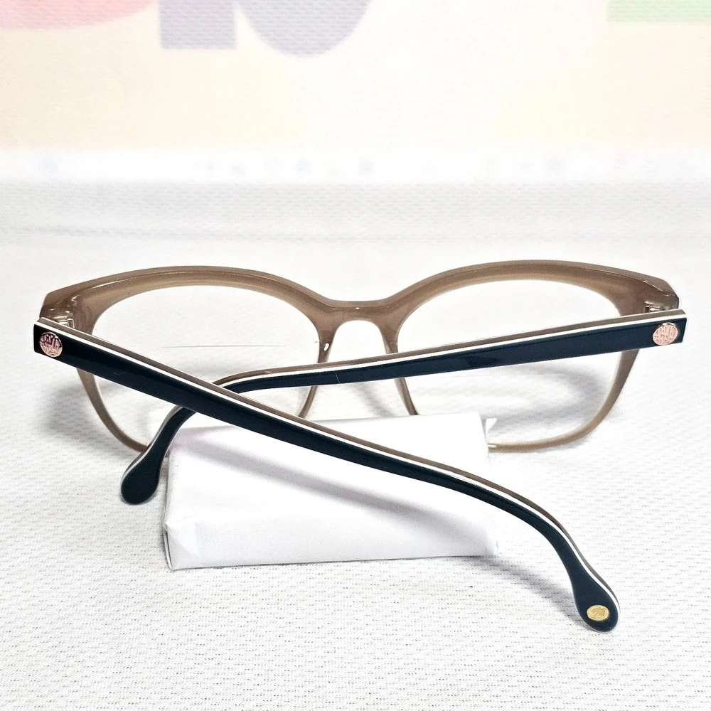 Lilly Pulitzer Navy‎ (NV) & Pink Kimber Women's Plastic Eyeglasses 